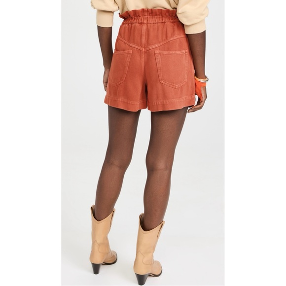 Isabel Marant Étoile Titea Shorts Beautiful Burnt Orange(Papaya) - Size 40 NWT - Picture 2 of 14